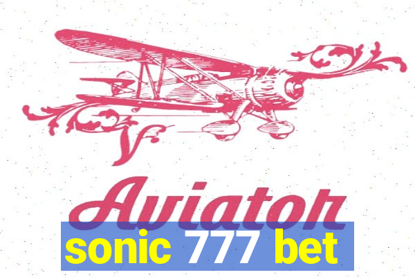 sonic 777 bet
